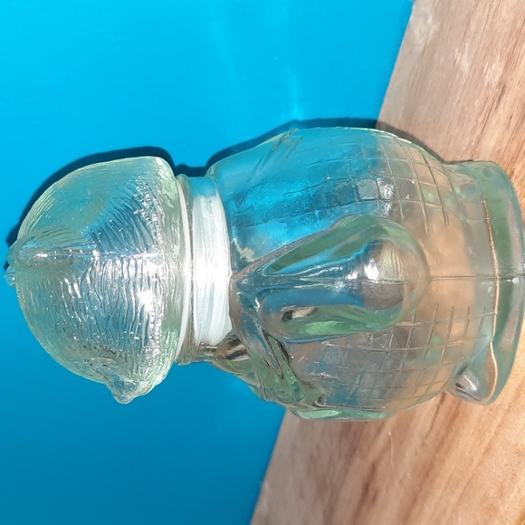 Vintage Glass Bear Lidded Jar/Canister - Picture 7 of 9